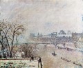 ポンヌフから見たセーヌ川 冬 1902年 カミーユ・ピサロ